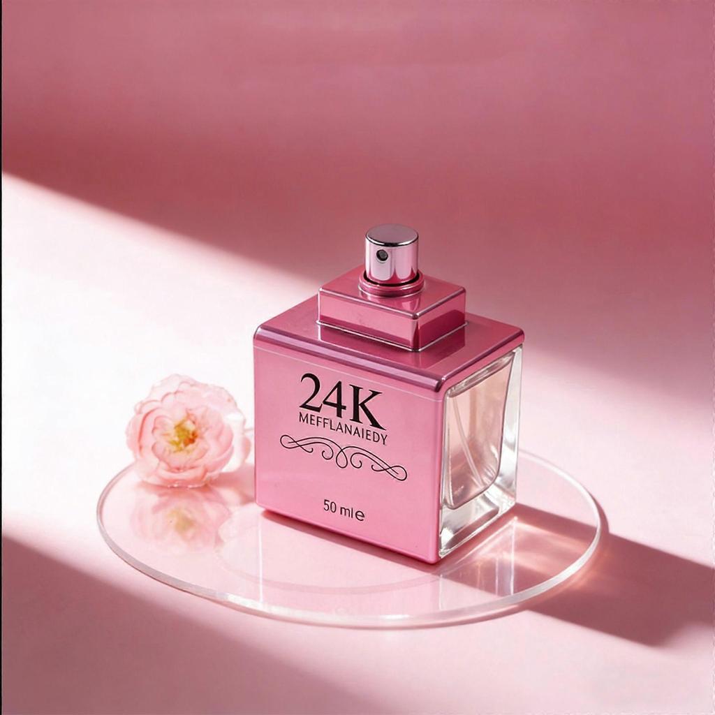 50ml, Profumo da Donna Rosa 24K Profumo a Lunga Durata