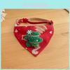 Weihnachts-Haustier-Dreieckstuch mit Weihnachtsmann-, Elch-, Schneemann-Design für Katzen und Hunde Winter-Feiertagsdekoration