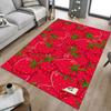 1 stuk extra groot antislip vloerkleed met aardbeienpatroon, geschikt voor kantoor, huis, studio, grote ruimte, binnenkleed, opvallend statementstuk