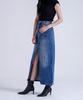 Cancan Denim Long Skirt Delphi