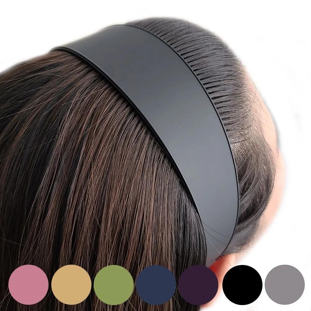 Comb PM40 Basic Wide Headband Hairband Face Wash Women Female Plastic Indie Red