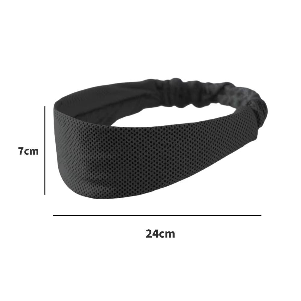 Sweat Absorbent Cool Elastic Headband Breathable Fitness Sweatband Lightweight Sport Headband Yoga
