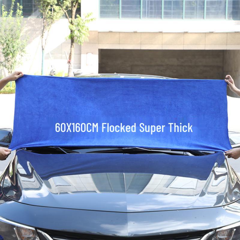 Large Superfine Fiber Car Wash Mitt - High Water Absorption 380gsm 160x60cm