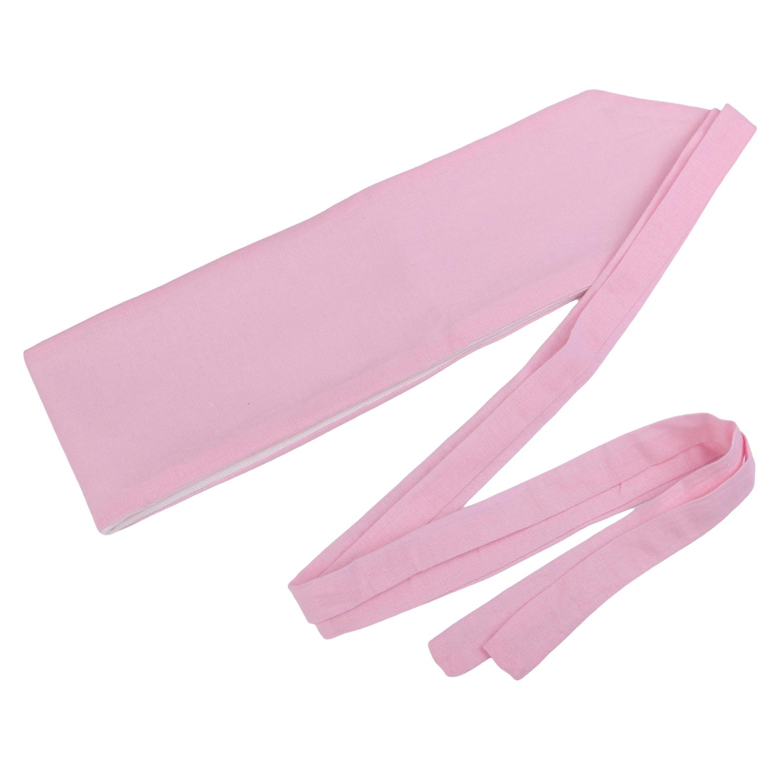 

Традиционный японский пояс оби Премиальная полиэстеровая ткань Широкий пояс для женщин Ханфу Юката Культурный наряд светло-розовый