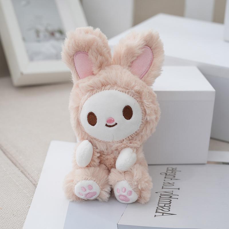 Cute And Cuddly Plush Keychains In Adorable Rabbit And Bear Shapes Great For Creative Gifts