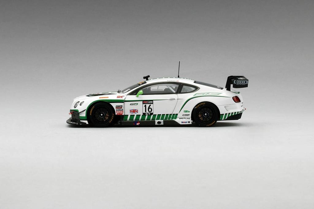 TSM MODEL Bentley 2015 Pirelli World Challenge Road America Winner Dyson Racing 1/43 GT3#16