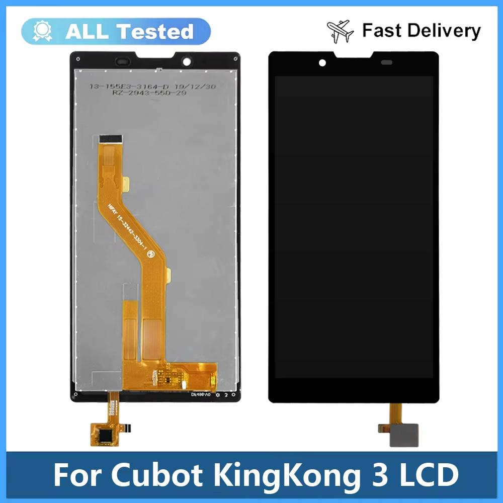 LCD Screen and Digitizer Full Assembly For Cubot KingKong 3