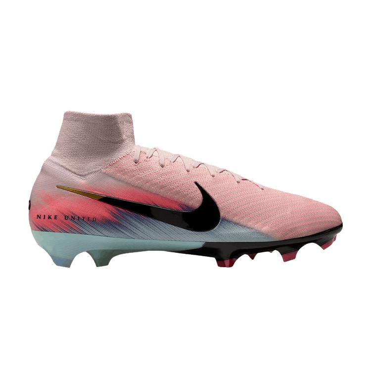 

Nike United Mercurial Superfly 10 Elite Silt Red/Racer Blue Unisex Cleats Pink IB2472-600 43