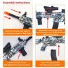 M4 Pistol de jucărie graffiti Pistol de jucărie pentru copii Jucărie de agrement