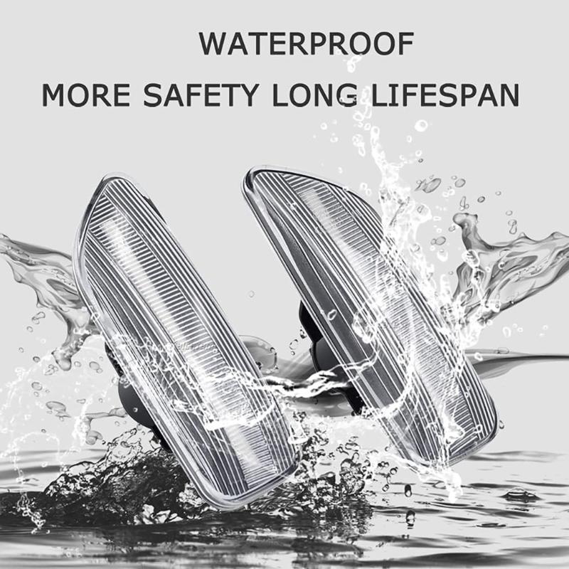 2Pcs Car Front Left Right Marker Light Turn Signal Indicator Lamp 30722641 30722642 for V70 S80 XC70