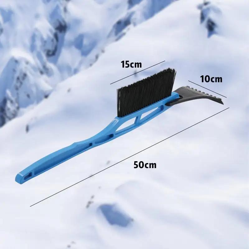 New Ergonomic 2-in-1 Ice Scraper Auto Snow Brush Car Snow Removal Brush Car Foam Grip Snow Removal Tool Vehicle Accessories