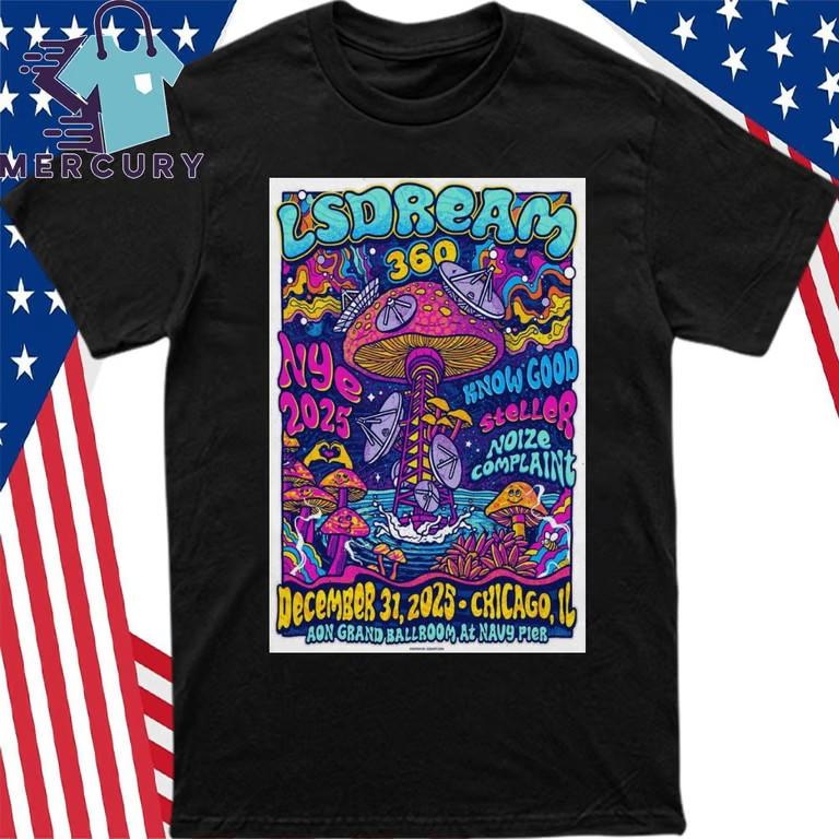 LSDREAM Dec 31 2025 Chicago IL Poster T-Shirt Unisex T-Shirt XXXXL