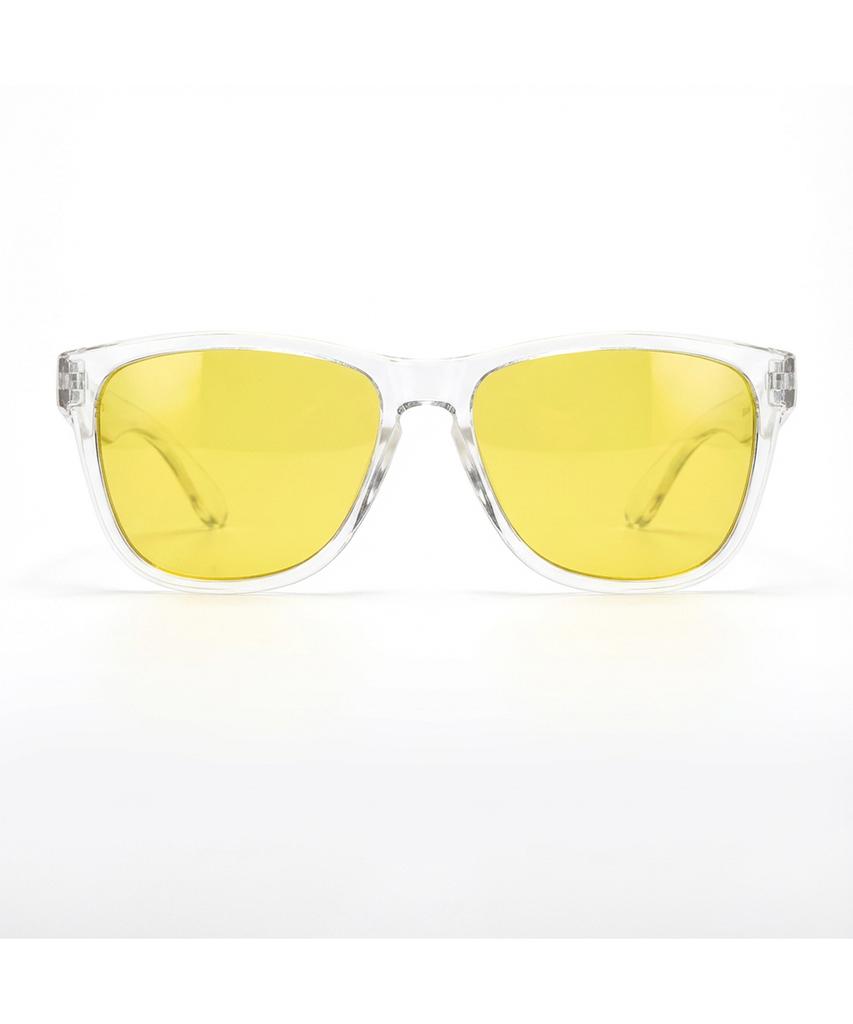 Pilli Neon Sports Sunglasses L Size (Shiny Clear Yellow Photochromic)