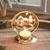 Deer Bell Christmas Candle Holder Christmas Tree Candlestick Table Ornament  Wedding Party