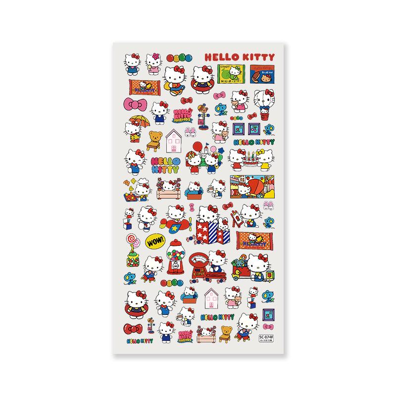 Sky Kitten 6D Embossed Stickers for Phone Cases, Tablets, and Journals