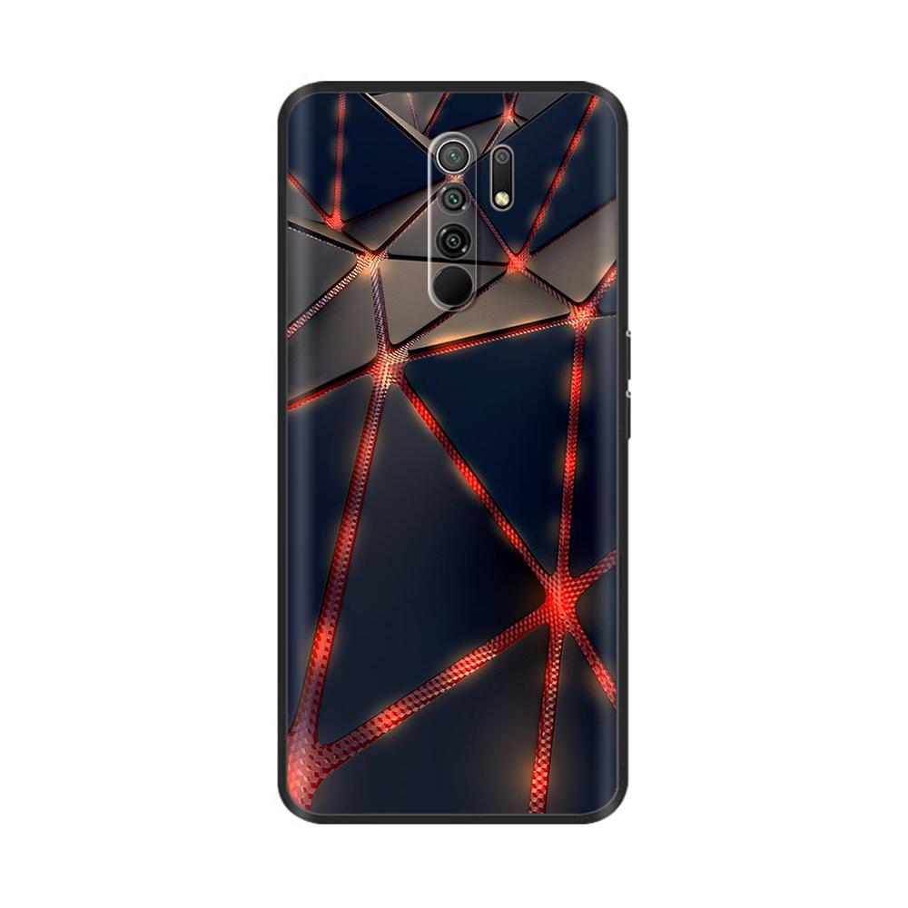 Silicon Case for Xiaomi Redmi 9 Redmi9 Case Back Cover Coque Funda Shell Soft Black TPU Cute Cartoon Phone Bag Bumper Protective