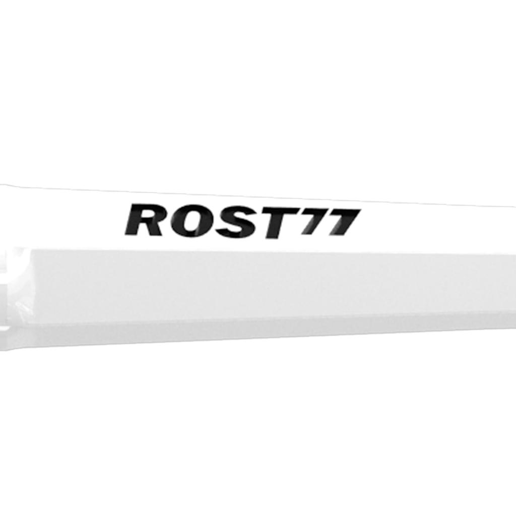 CUESOUL ROST 77 integrated flight slim 3pcs white black logo L