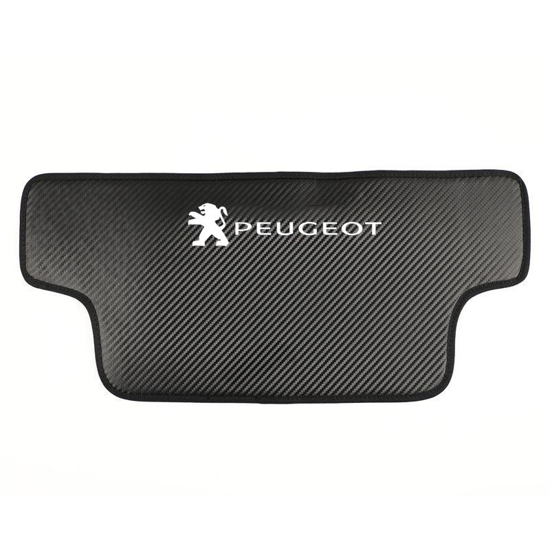 Carbon Fiber Car Seat Back Protector Leather Cover for Peugeot 3008 308 208 508 207 2008 RL 5008 206 408 108 4008 Auto Accessories