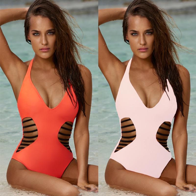 Swimwear Sexy Womans One Piece Swimsuit Monokini Bathing Bikini Padded Push Up