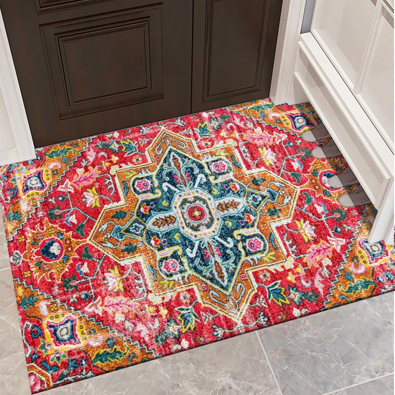 Neue chinesische Art Eingangsmatte Fußmatte Leichter Luxus Eingangsteppich Eingangsmatte Türvorleger