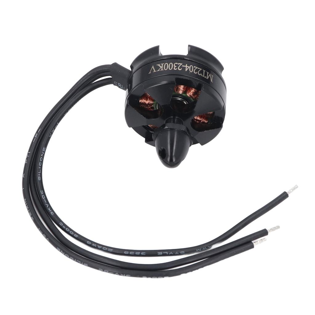 RC FPV Drone Brushless Motor Maximum Thrust 420g MT2204 2300KV for QAV 180 210 250 Black