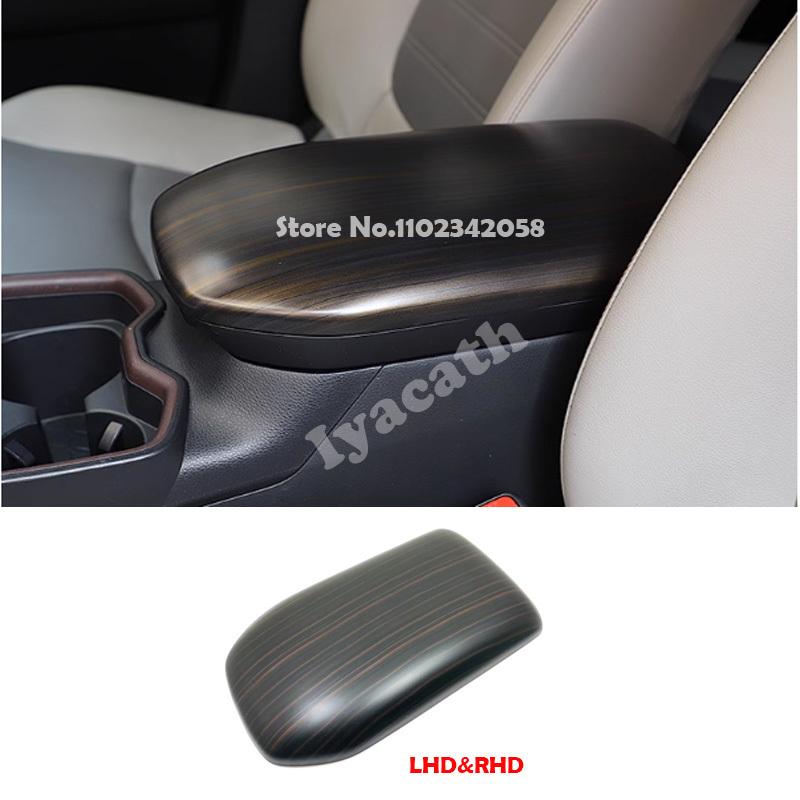 For Toyota RAV4 RAV 4 XA50     23 ABS carbon center control Storage box armrest panle cover interior accessories