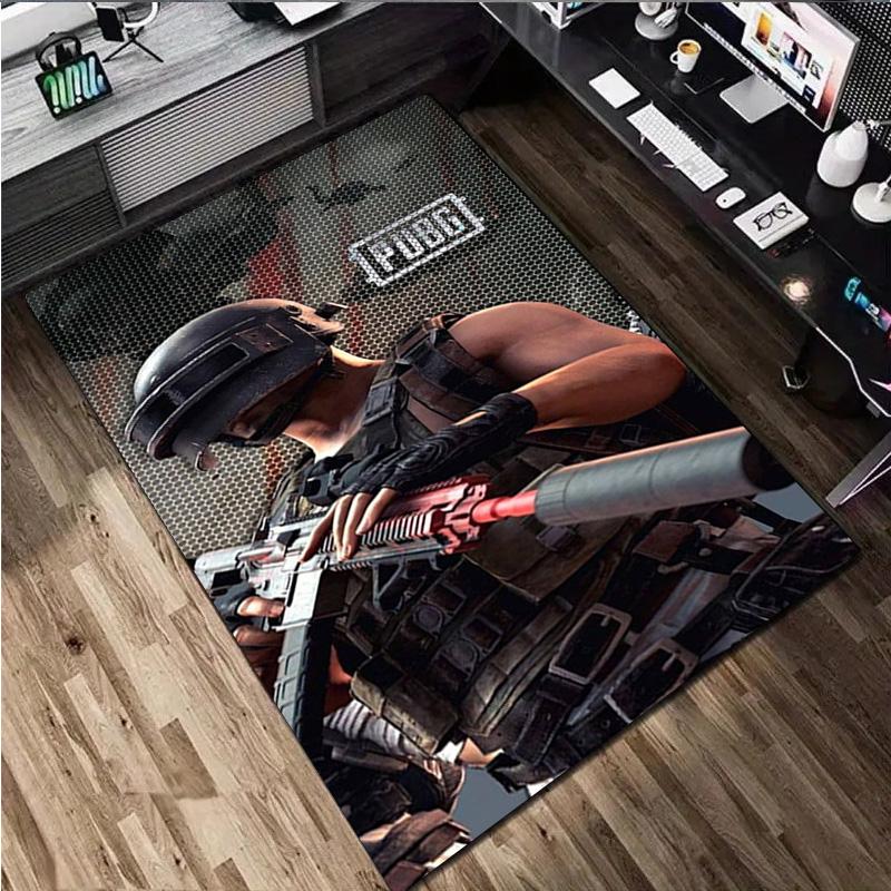 1Pc pnbg Print Rug - Computer Chair Area Rug home decoration Carpet For Living Room Bedroom Flooring Mat