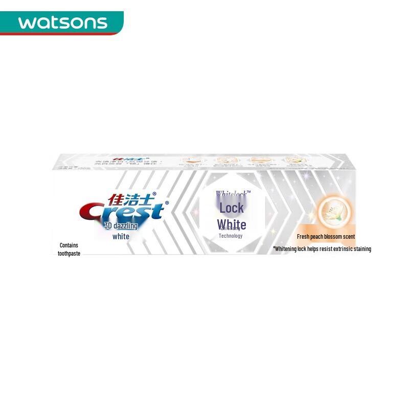 Crest Lock White Peach Blossom Toothpaste