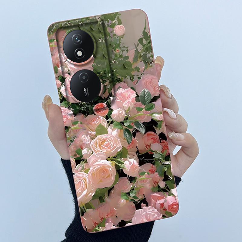 Case For Honor X7B X7 X7A Cute Panda Sweet Girls Cats Silicone Soft Cover Phone Camera Protection Casing Anti-Scratch Bumper