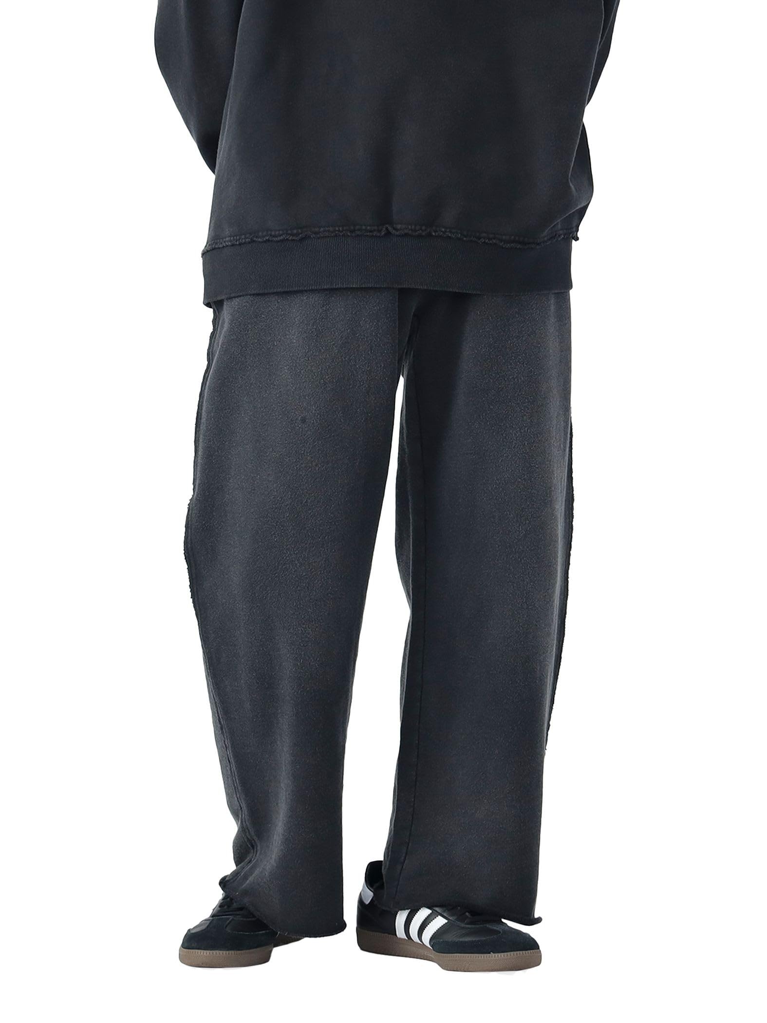 

Брюки GMS Широкие прямые брюки из хлопка сзади ЧЕРНЫЕ M [BEAMS HEART] Мужские