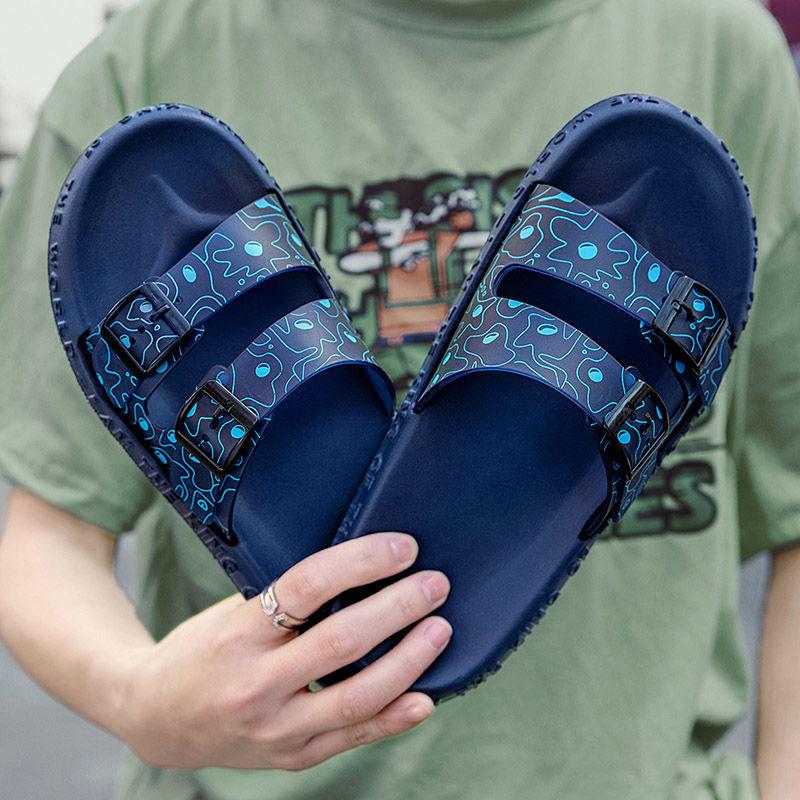 Herre Sommer Sklisikre Tøfler Trend Mote Utendørs Strand Sandaler Herre Hjem Baderom Sklisikre Tøfler