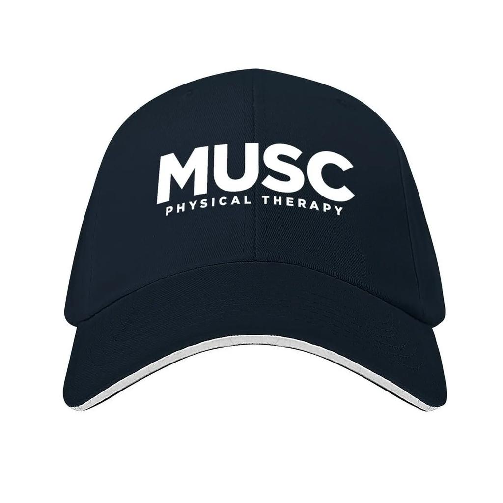 MUSC PT White Baseball Cap birthday Unique hats Hip Hop New In Hat Womens Golf Wear Mens