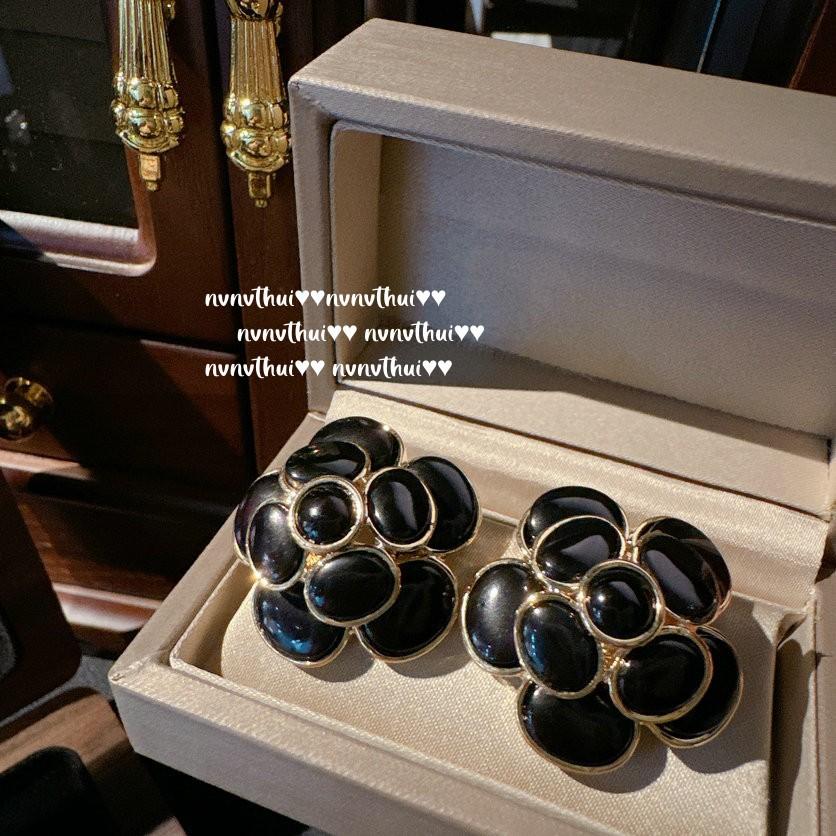 Brazilian Chalcedony Agate Camellia Sweater Chain, Watery, Plated With 18K Gold Shell Rose Necklace