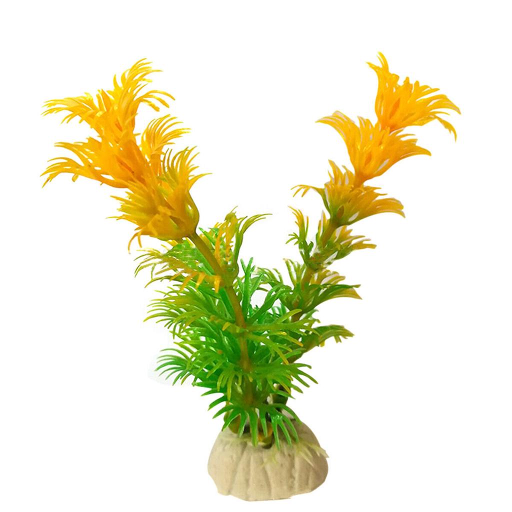 Buy 5x Artificial Fish Tank Plants Aquarium Aquatic Decor Grass