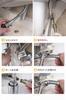 shower hose for washbasin includes small Compatible with CQ783B12SK1 washbasin model CQ783B12SK1Replacement (L=1200) faucet, packing. faucet.