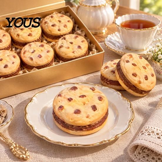 Quiet Sensory Toys for Classroom Realistic Cookie Squishy Stress Relief Toy, Soft Fidget Ball, Novelty Gifts Coworkers Cute Baked Portable Hand