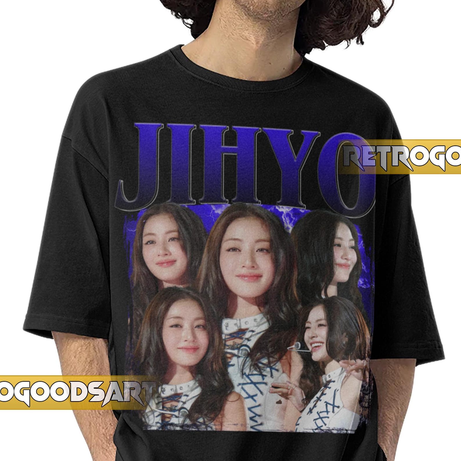 JIHYO TWICE GIRLGROUP Retro Shirt / Ji-hyo Vintage Band Tee / Park Ji-hyo Twice Tour / Twice Kpop GirlbandConcertMerch 2XL
