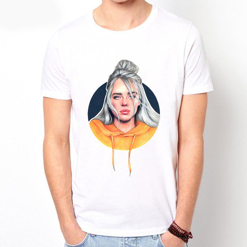 Billie Eilish men s TShirt Streetwear 