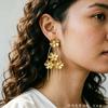 French Retro Flower Earrings Women's Medieval Atmosphere Long Earrings Light Luxury Niche Exquisite Earrings