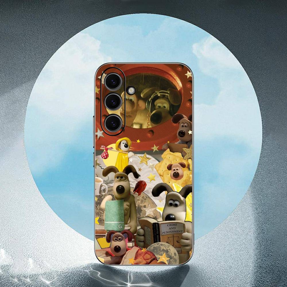 WallaceS niedlicher G-Gromit Luxuriöse Schwarze Handyhülle Für Samsung Galaxy S23 S24 S25 Ultra S22 Plus S21