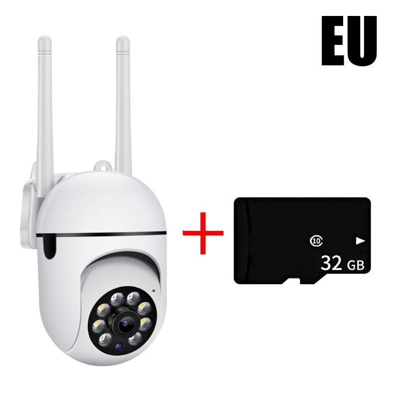 PTZ 360° 2.4G WLAN Videokamera 3MP Drahtlose Überwachung Außenmonitor IP-Kamera Sicherheitsschutz Auto-Tracking Smart Home