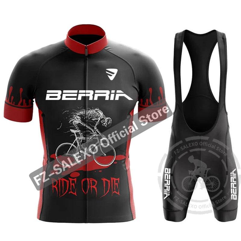 Men's Cycling Jersey Sets Short Sleeve Cycling Bicycle Suit Summer Cycling Clothing Bike Maillot Bicycle Shirt Bib Shorts