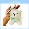 Lace Bow Cute Decoration Cartoon Plush Bear Doll Pendant Children Toy For Gift