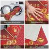 2026 Lucky Theme New Year Festive Gifts Front Door Mat Anti-Slip Indoor Absorbent  Doormat Kitchen Balcony Entrance Rug Carpet