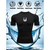 Mens White Compression Short Sleeve T-Shirt Black Small Skull Graphic Quick Dry Breathable High Elasticity Gym And Running Athletic Top