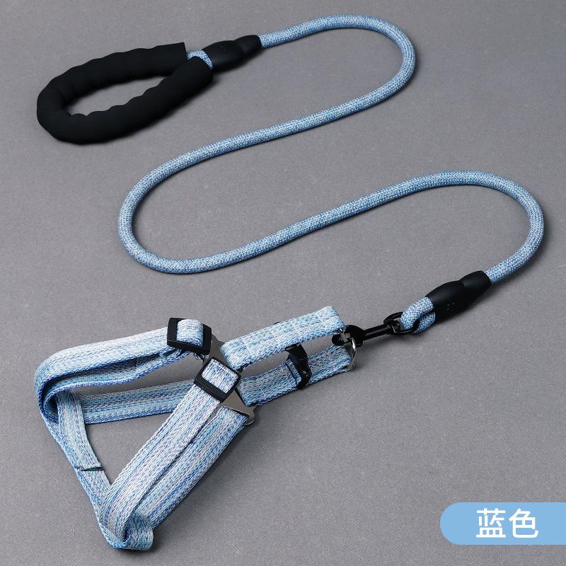 Zugseil Verstellbarer Hundebrustgurt Hundeleine Haustier Hundeleine Runde Leine Haustiergurt Zugbedarf