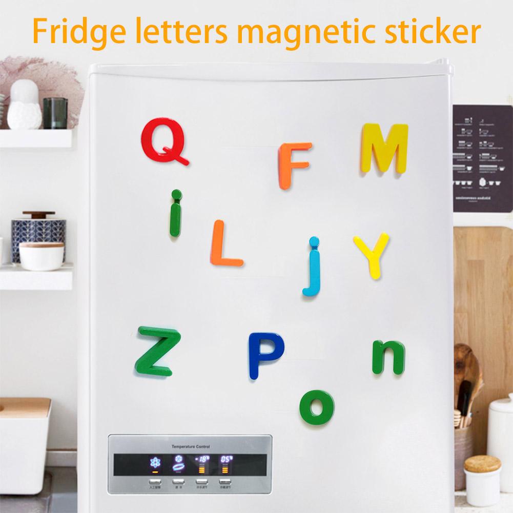 Kids Magnetic Learning Alphabet Letters Plastic Refrigerator Stickers Toddlers Kids Learning Spelling Counting Educational Toys