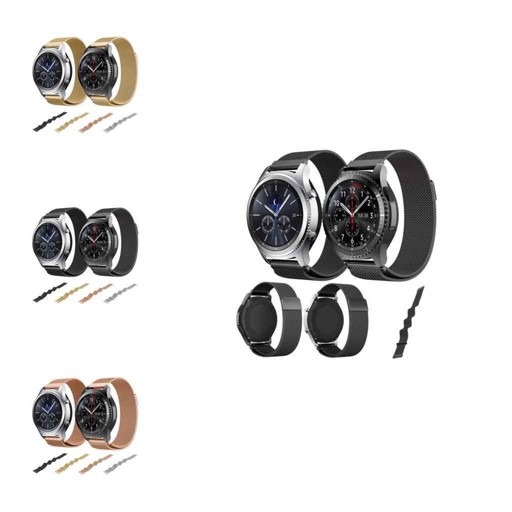 Elegant Milanese Magnetic Stainless Steel Watch Band Strap For Samsung Gear S3 Frontier