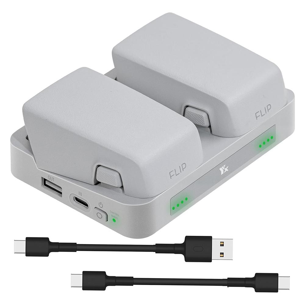 2-way Battery Charging Hub For DJI Flip Side By Side Fast Charger Butler Manager Power Bank For DJI Flip Drone Accessories