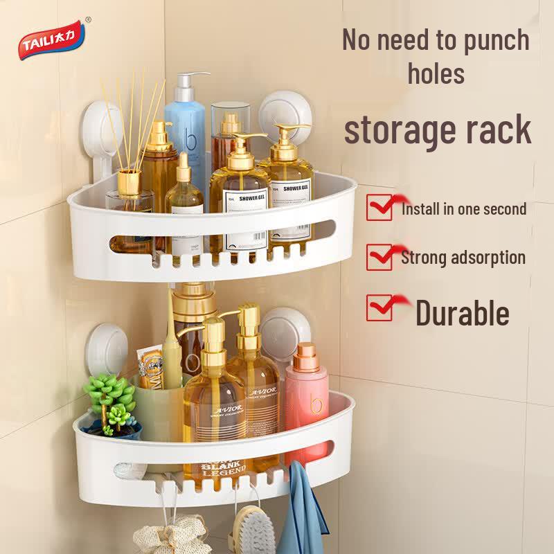 Taile Suction Cup Wall-Mounted Storage Rack